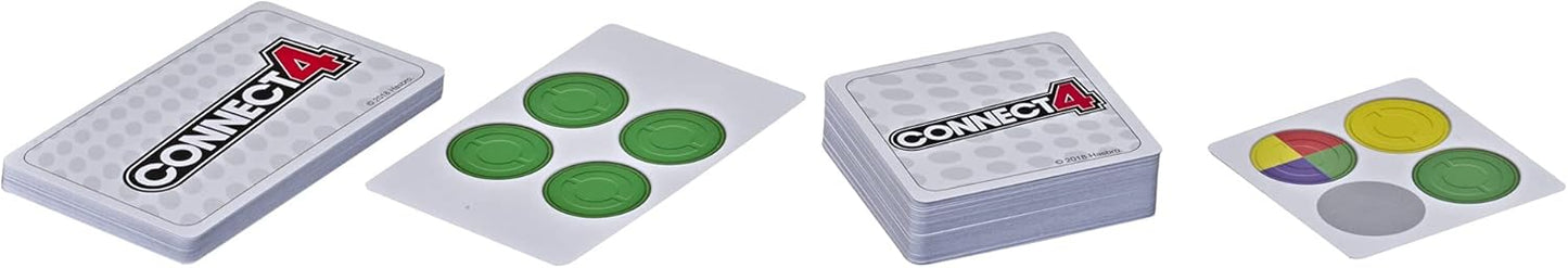 Hasbro Gaming Juego de cartas Connect 4 para niños
