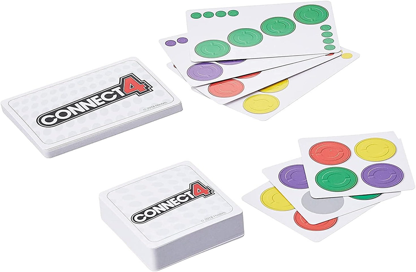 Hasbro Gaming Juego de cartas Connect 4 para niños