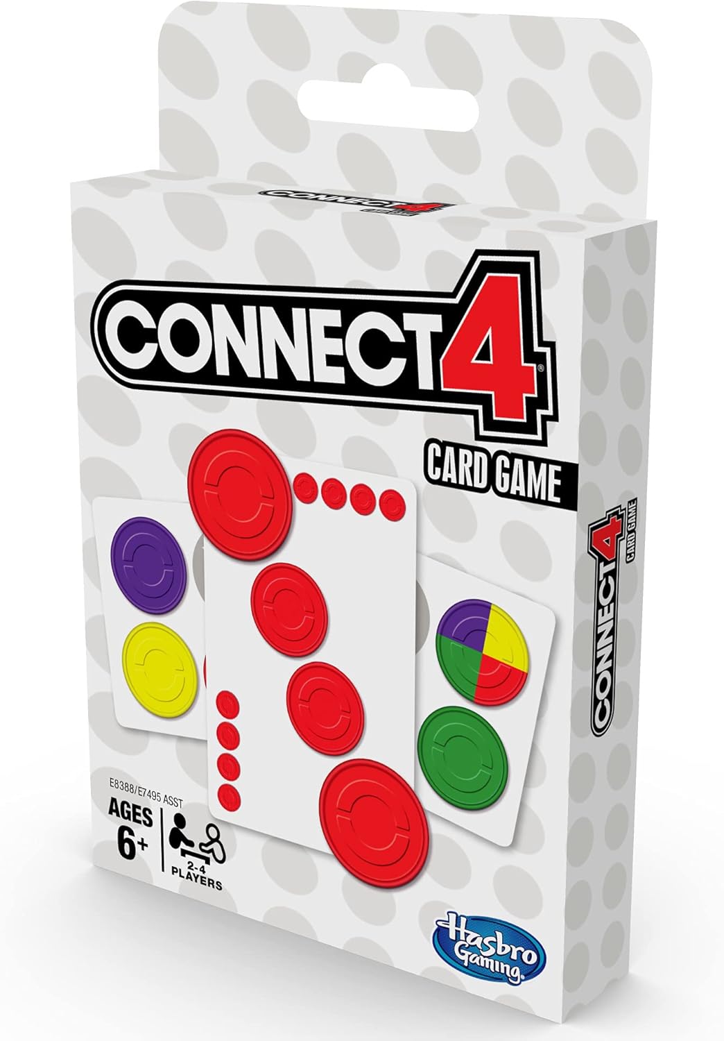 Hasbro Gaming Juego de cartas Connect 4 para niños
