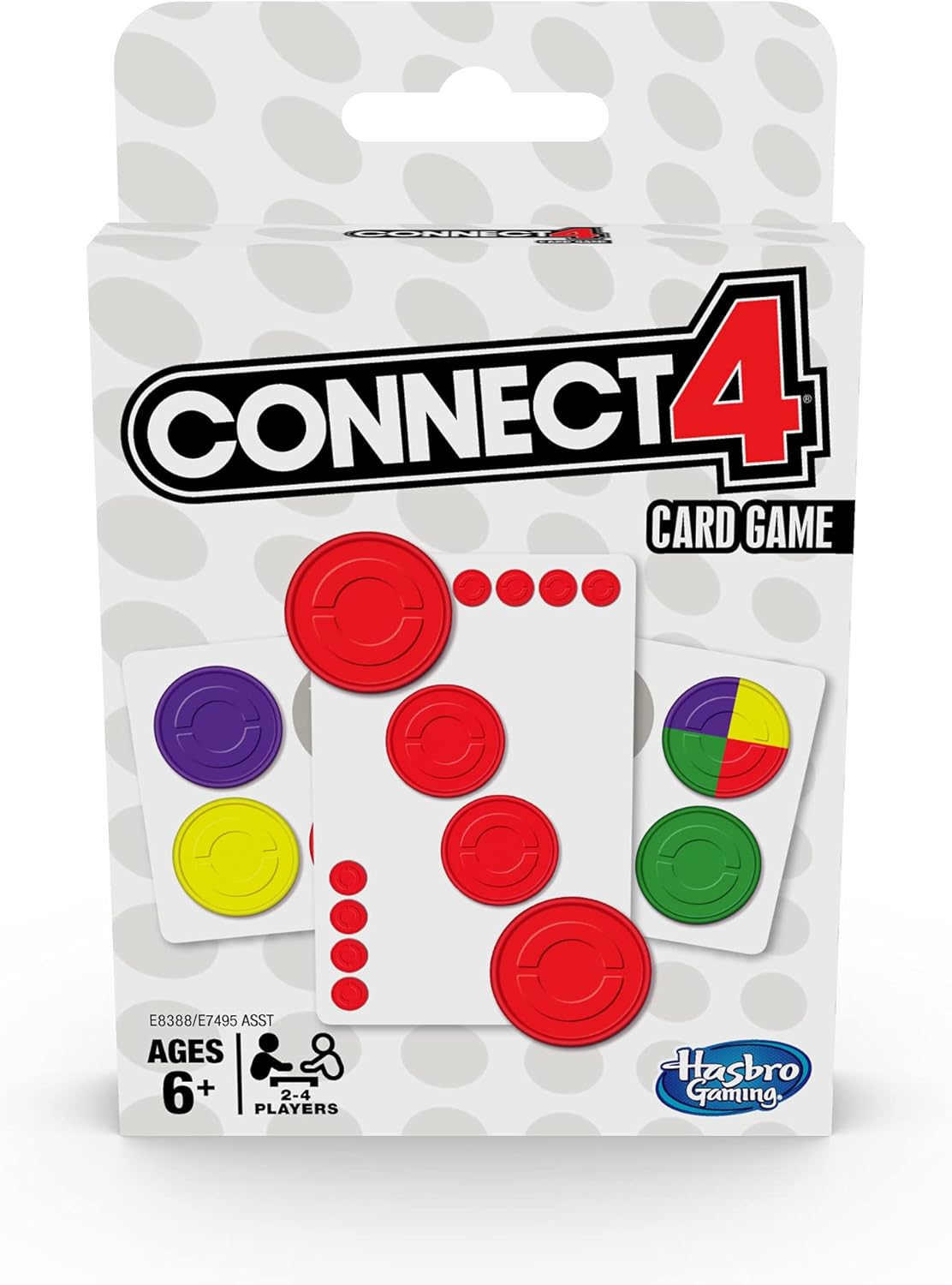 Hasbro Gaming Juego de cartas Connect 4 para niños