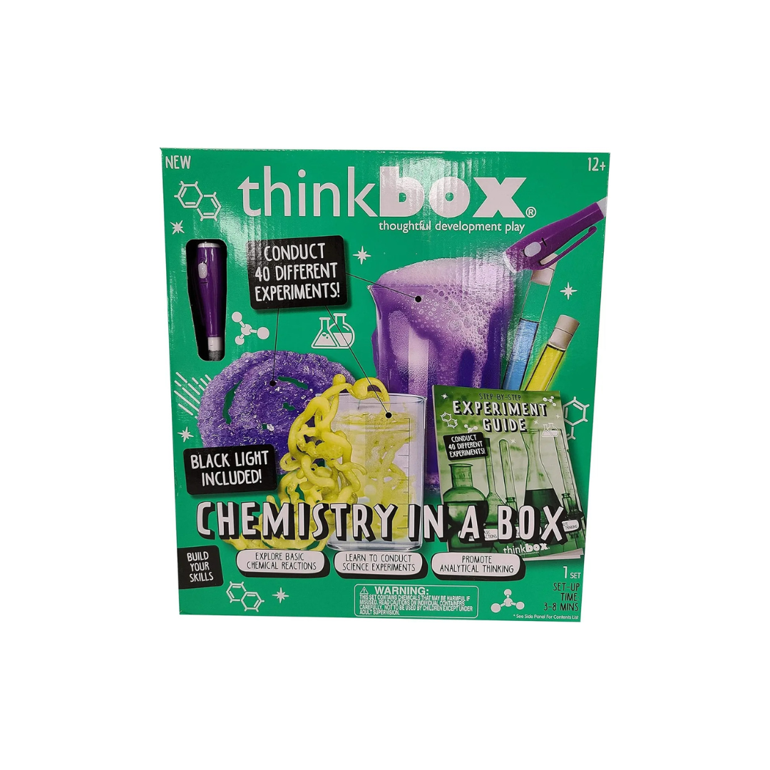 Kit 40 Experimentos Ciencia Laboratorio Niños Juguete Caja