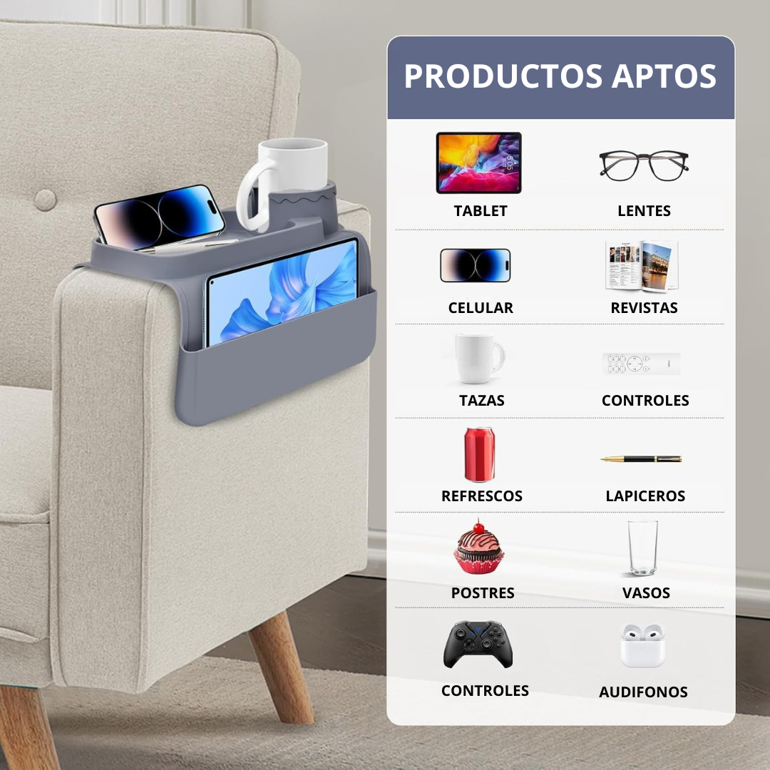 Portavasos Organizador Multifuncional De Silicona