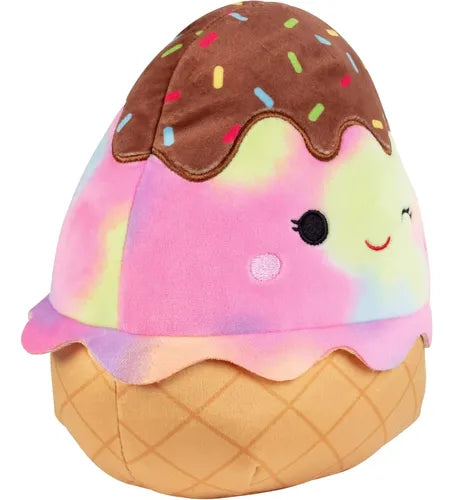 Peluche Squishmallows Multicolor Forma De Helado Suave 40cm