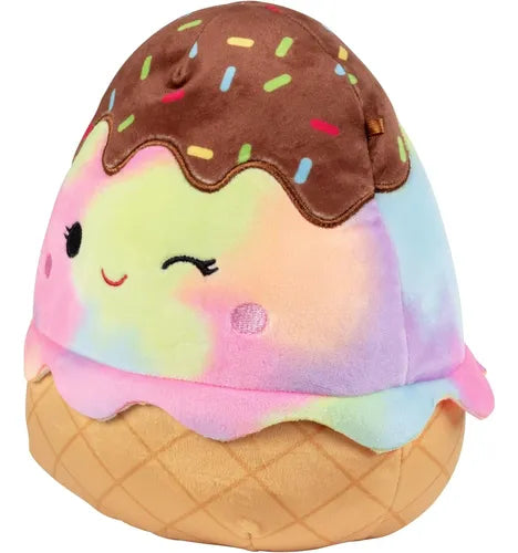 Peluche Squishmallows Multicolor Forma De Helado Suave 40cm