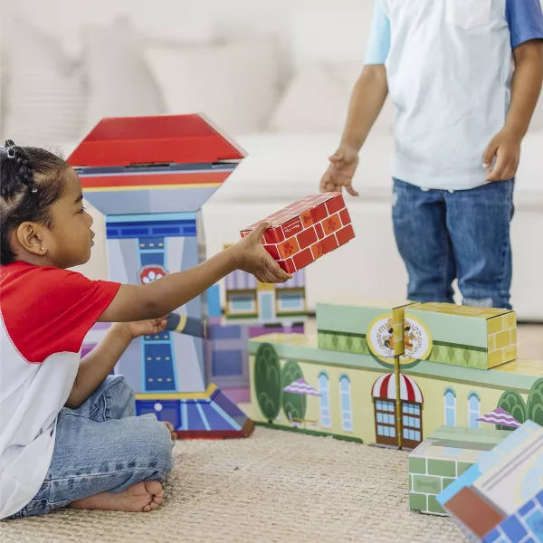 Melissa & Doug Paw Patrol - Bloques De Cartón Jumbo 41 PZ