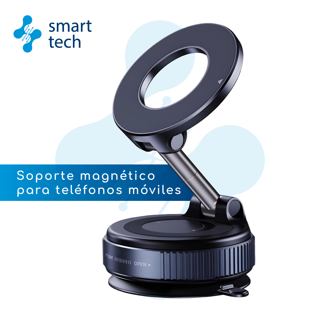 Soporte Magnético Para Teléfono De Succión Al Vacío