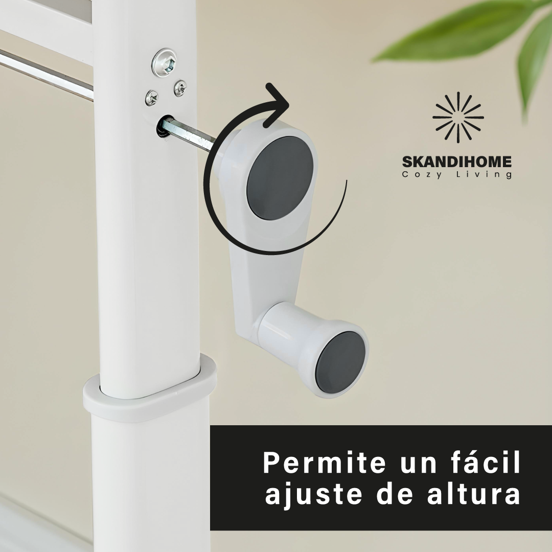 Escritorio 120cm Altura Ajustable Manual Ergonómico Trabajo Multifuncional