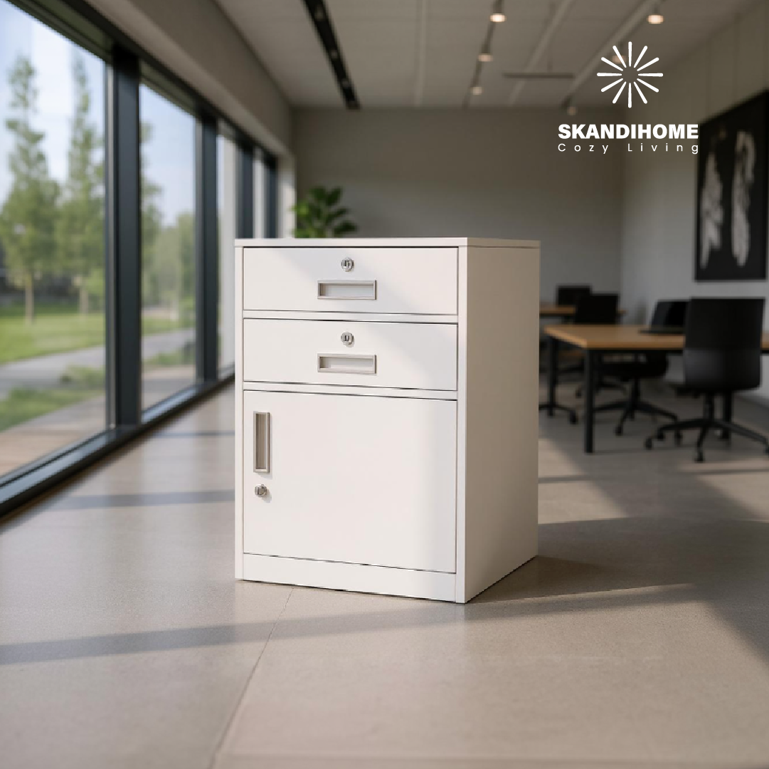 Mueble Archivador de metal escritorio con cerradura gabinete pequeño