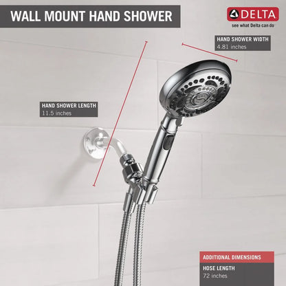 Cabezal Ducha Regadera Para Baño Plateada circular