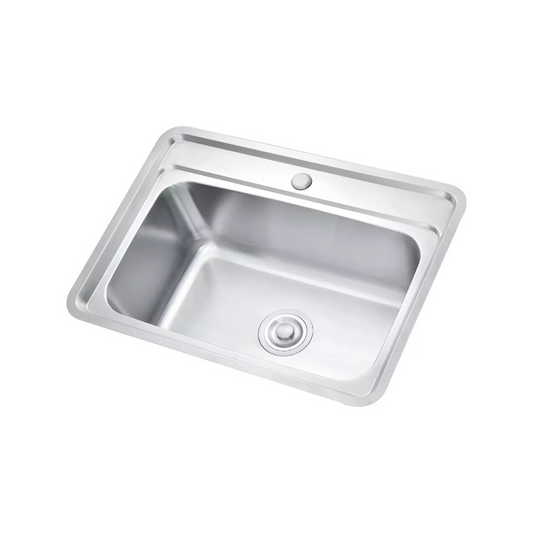 Tarja Fregadero Cocina Cubeta Plateado 62x48x20cm