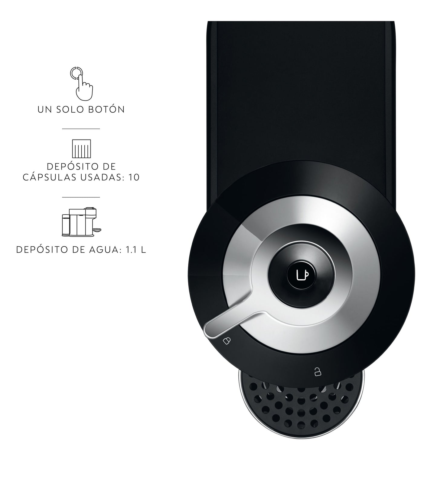 Cafetera Nespresso Vertuo Next + Aeroccino Color Negro