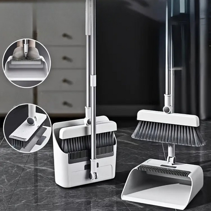 Escoba Y Recogedor plegable 3 en 1 limpieza hogar oficina