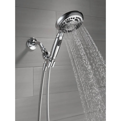 Cabezal Ducha Regadera Para Baño Plateada circular