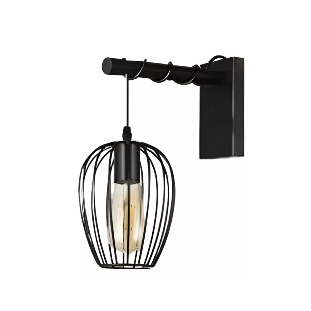 Lampara Pared Reja Clasica Faro Negro Exteriores Casa 120v