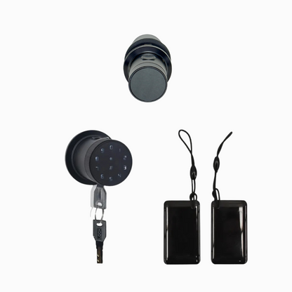 Cerradura Inteligente Bluetooth Huella Digital Seguridad Negro