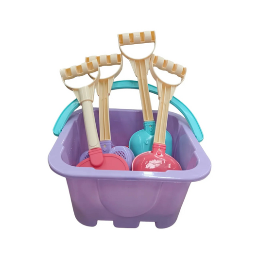 Set Juguetes De Playa Y Arena Palitas Moldes 8 Piezas
