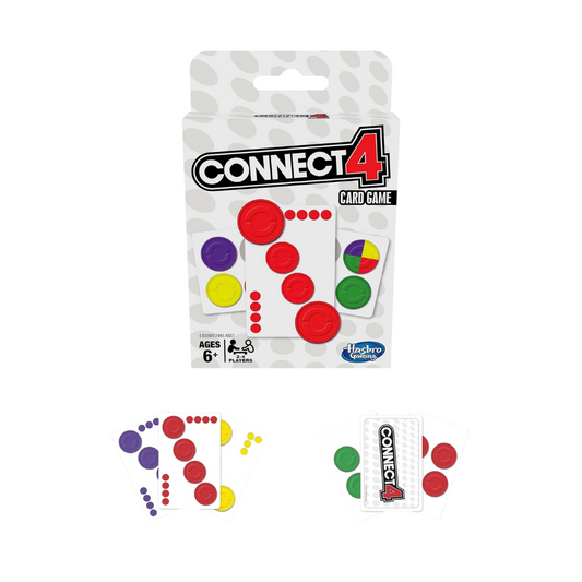 Hasbro Gaming Juego de cartas Connect 4 para niños