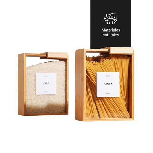 Dispensador organizadores alimentos y almacenamiento de cocina, recipientes de alimentos
