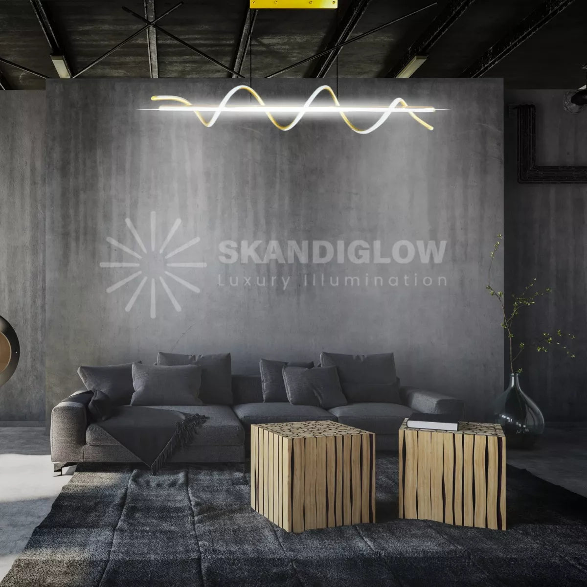 Lampara Colgante Moderna Led Techo Iluminación Interior Casa