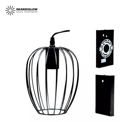 Lampara Pared Reja Clasica Faro Negro Exteriores Casa 120v