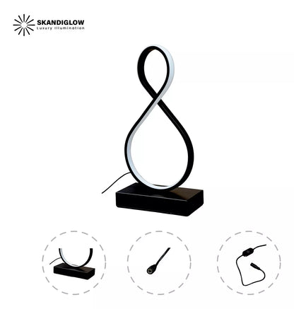 Lampara Escritorio Led Minimalista 220v Estudio Recámara