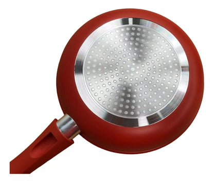 Juego Batería Cocina 9 Pzas Aluminio Antiadherente Sarten