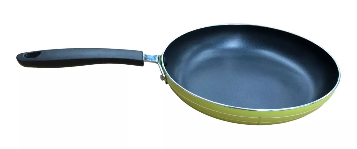 Juego Batería Cocina 7 Pzas Aluminio Olla Sarten Verde