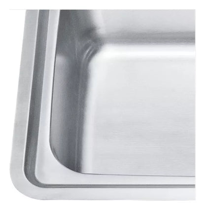 Tarja Fregadero Cocina Cubeta Plateado 62x48x20cm