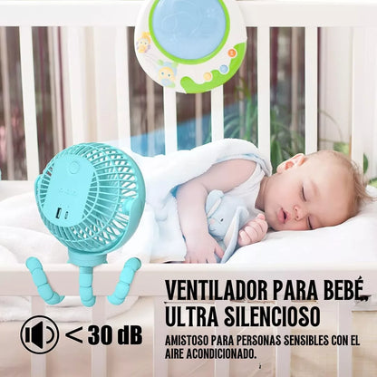 Ventilador Portatil Recargable Flexible Frizcol