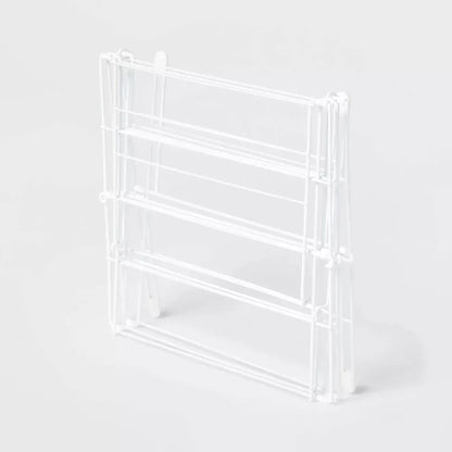 Tendedero Plegable Portatil Retractil Colgar Y Secar Ropa Blanco