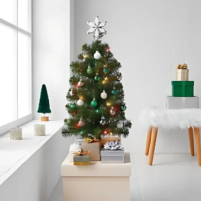 Pino Navidad Arbol Navideño Mini Iluminado 60cm Mesa