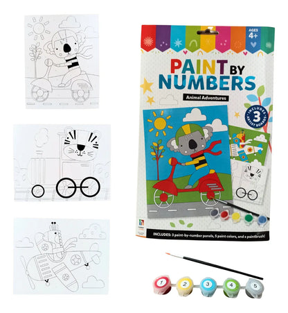 Acuarelas 5d Pintura Diamantes Arte Niños Animales 9 Pz