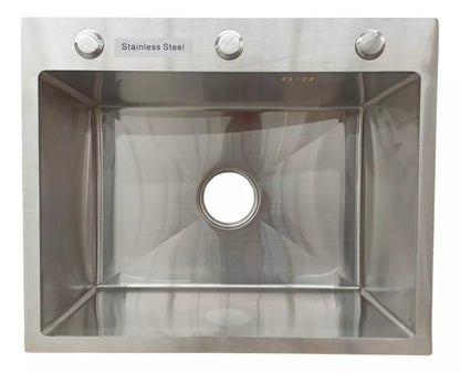 Tarja Fregadero Cocina Cubeta Plateado 45x55x18cm