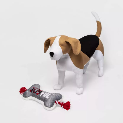 Peluche Para Perro Forma De Hueso Cuerda Juguete Morder