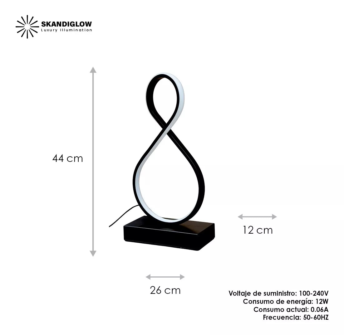 Lampara Escritorio Led Minimalista 220v Estudio Recámara