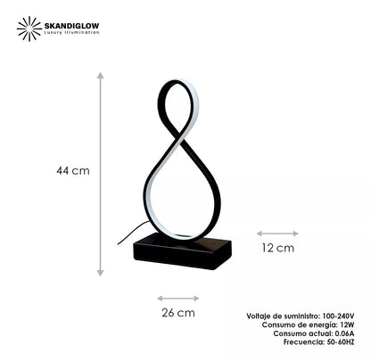 Lampara Escritorio Led Minimalista 220v Estudio Recámara