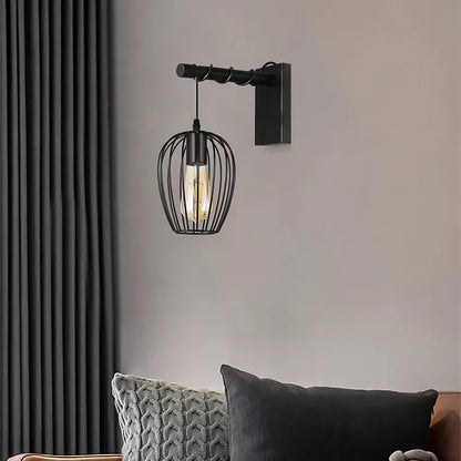 Lampara Pared Reja Clasica Faro Negro Exteriores Casa 120v