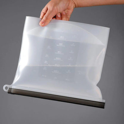 Bolsas Reutilizables Silicón Almacenar Comida Snacks 12pz
