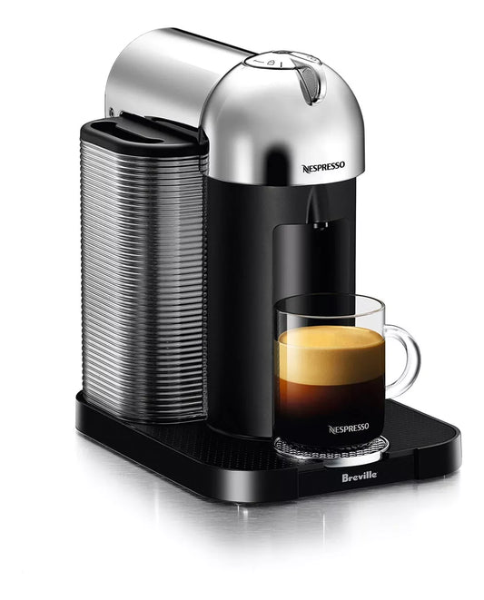 Cafetera Nespresso Vertuo cromo 40ml-230ml