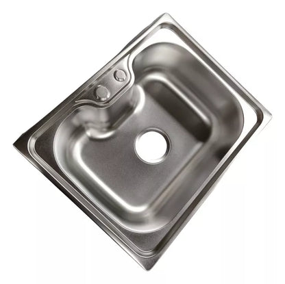 Tarja Fregadero Cocina Cubeta Plateado 50X40X20cm