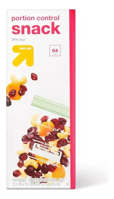 Bolsas Plastico Tipo Ziploc Snack 3pack 15x9cm Up&up