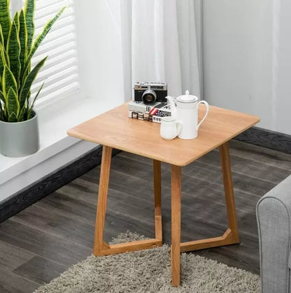 Mesa De Centro Minimalista Madera Mesa Lateral