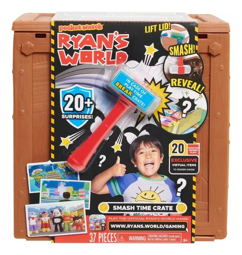 Juguete Para Niño Caja Construccion Ryan's World Smash