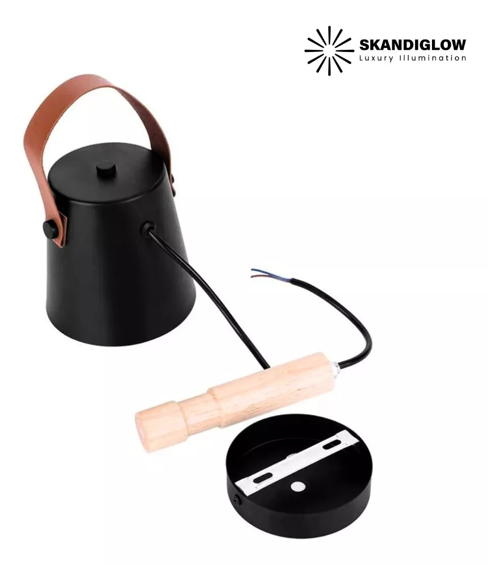 Lampara Moderna Industrial Pared Interior Exterior Brillante