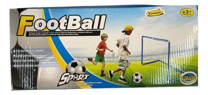 Porteria De Futbol Con Balon Infantil Juguete Y Bomba.
