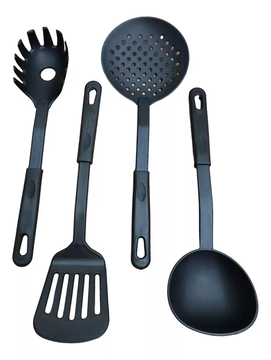 Juego Batería Cocina 11pzas Aluminio Olla Sarten Gris
