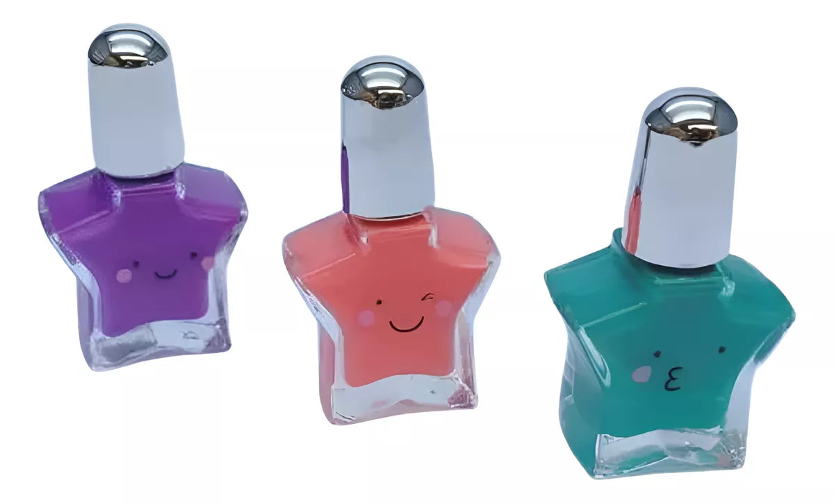 Juguetes Para Niñas Set 12 Barnices De Colores Estrella