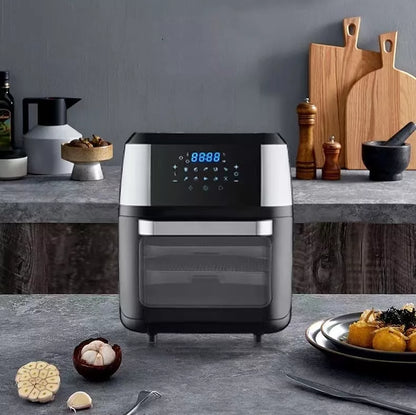 Horno Freidora De Aire Eléctrica 12l Sin Aceite
