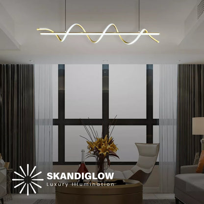Lampara Colgante Moderna Led Techo Iluminación Interior Casa