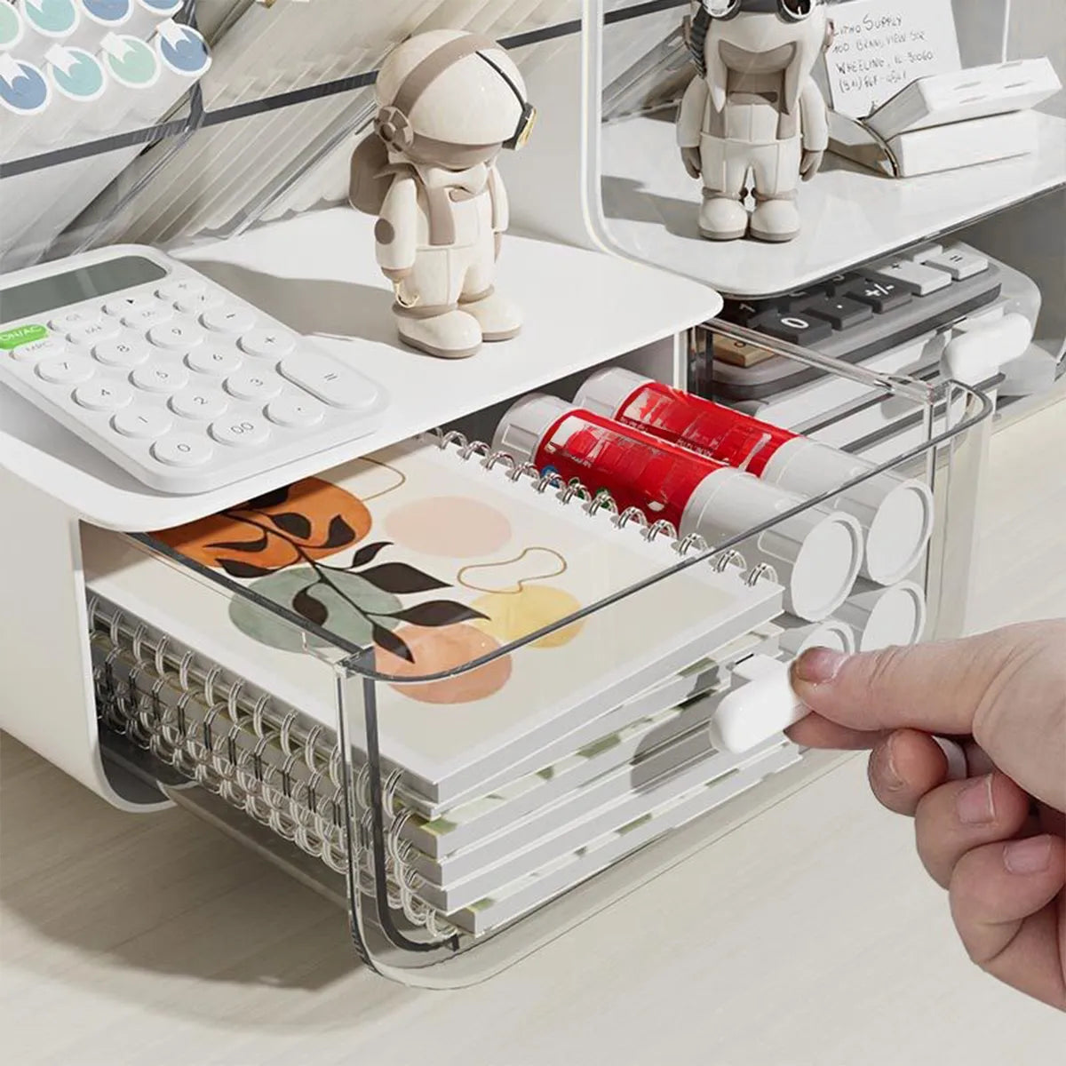 Caja Almacenamiento Estuche Inclinado Para Bolígrafos, Papelería, Dormitorio